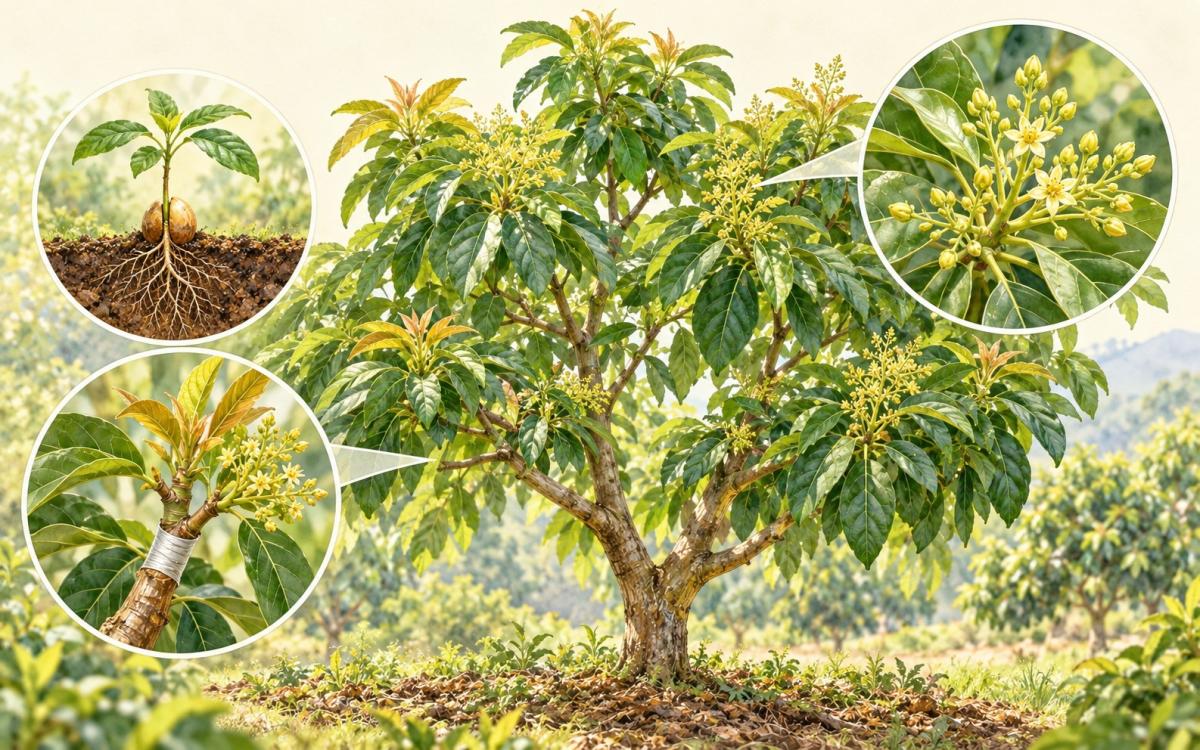 酪梨長得很好，為什麼就是不開花？