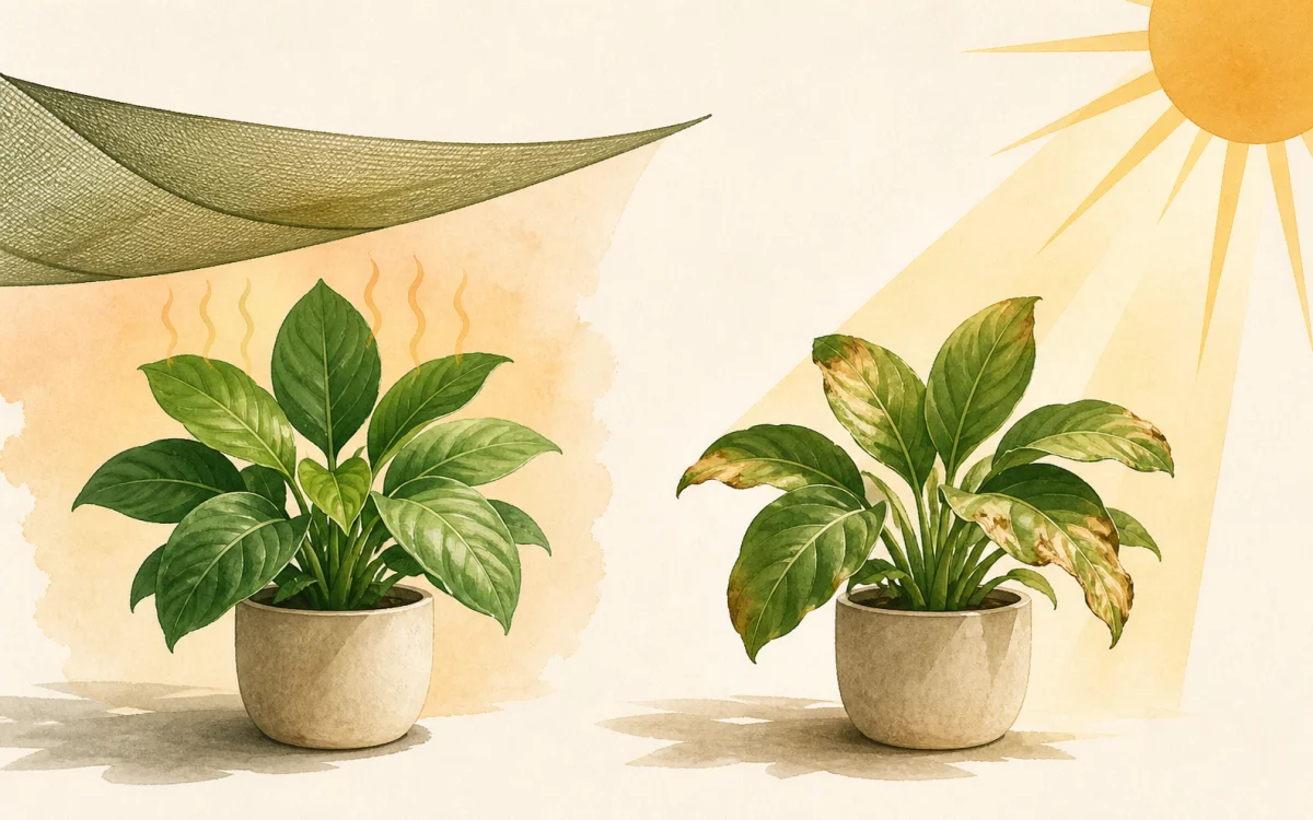 植物到底是「怕熱」還是「怕曬」？