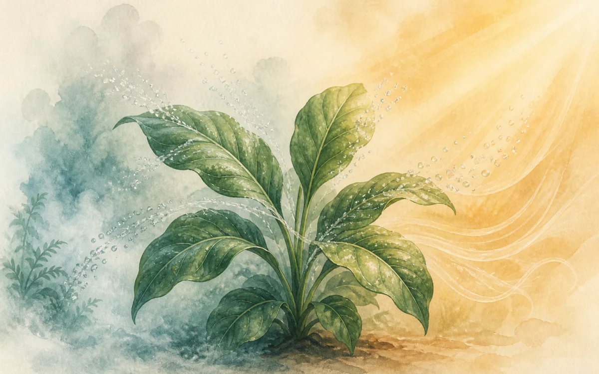空氣乾不乾,為什麼會影響植物失水?